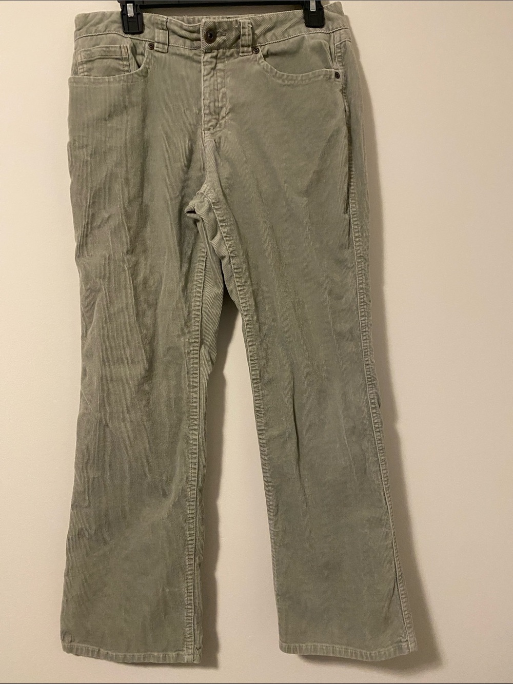 G.H. Bass & Co. Olive Corduroy Wide-Leg Jeans
